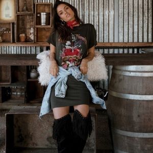 Spell & The Gypsy Mystical Thunder Boyfriend Tee Dress Size Small